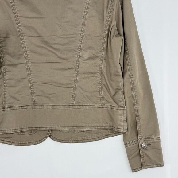 Live a Little LAL Denim Jean Jacket, Women Size M Brown Button Cotton - Picture 16 of 16